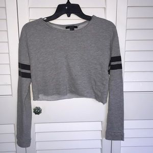 SOLD Forever 21 cropped long sleeve shirt